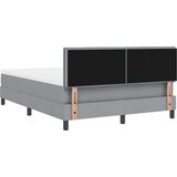  Krevet s opruga kutije Svijetlo siva 160 x 200 cm tkanina | shoptok.hr