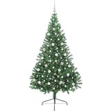  Umjetno predsvijetljeno božićno drvce Zelena 210 cm PVC | shoptok.hr