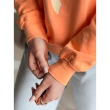 DStreet Bluza damska one size oversize SOFTTIE pomarańczowa | Shoptok.si