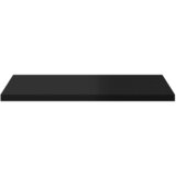 Police za knjige 8 kom visoki sjaj crne 40 x 40 x 1,5 cm drvene | shoptok.hr