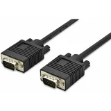 VGA Priključni kabel [1x 15-polni muški konektor D-SUB - 1x 15-polni muški konektor D-SUB] 5 m Crna