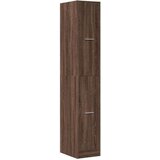 vidaXL Ormarić za lijekove boja smeđeg hrasta 30x41x174,5 cm drveni | shoptok.hr