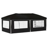  Rastezljivi šator za zabave 575 x 289 x 245 cm Crna | shoptok.hr