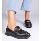 Gemre Black loafers with a gold decoration Feola | shoptok.hr