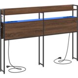  Skladišno uzglavlje Smeđi hrast 120 cm Konstruirano drvo | shoptok.hr