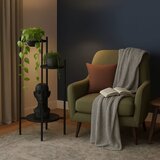 ModernHome metalni stalak za cvijeće trokatni, crni | shoptok.hr