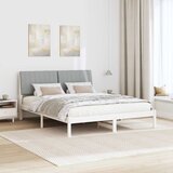  Krevetna konstrukcija Bijelo 150 x 200 cm Čvrsto borovo drvo | shoptok.hr
