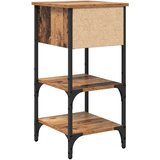  Noćni ormar 2 pcs Smeđa 33.5 x 36 x 70 cm Konstrukcijsko drvo | shoptok.hr