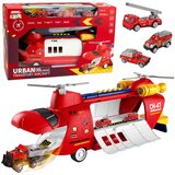  Foldable Police Transport Plane with Vehicles Lights Sounds | Shoptok.si