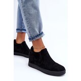 Boto Low Suede Embellished Women's Boots Black Afarena | Eponuda.ba