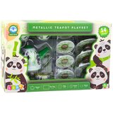  Set za čaj, metalni vrč, šalica, tanjuri, boja panda zelene, 14 kom. | shoptok.hr