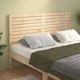 vidaXL Posteljno vzglavje 141x4x100 cm trdna borovina | Shoptok.si