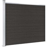 PANEL za ogradu WPC 175 x 146 cm crni | shoptok.hr