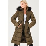 Dewberry Z6758 LADY COAT-KHAKI Cijene
