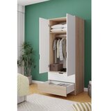 Hanah home garderober lento sonomo oak white | Eponuda.com