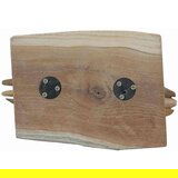 vidaXL Božićna zvijezda Smeđa 30 x 5 x 45 cm Čvrsto teak drvo | shoptok.hr