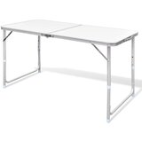 vidaXL Zložljiva aluminijasta miza za kamp. z nastavljivo višino 120 x 60 cm Cene