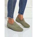 Resti Hypatia Verde Women's Fabric Slip-On Moccasins with Flat Sole Cijene