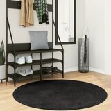  Tepih HUARTE kratkih vlakana mekani i perivi crni Ø 120 cm | shoptok.hr