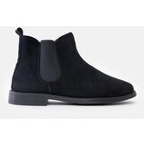 Gemre Black men's Chelsea boots with elastic insert eco-suede Fernand | shoptok.hr