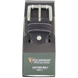 Guinness Kaiš muški kožni u poklon kutiji sa belim koncem BT01 Guiness XL veličina crno-belo Cene
