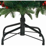 vidaXL Umestno božično drevo Zelena 150 cm PVC, kovina in plastika | Shoptok.si