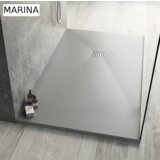 Marina pravokotna tuš kad 100 x 70 x 3 cm - cemento | Shoptok.si