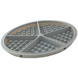 INF Silikonski model za vaflje - Okrogel siv pekač za DIY vaflje, (22103550) | Shoptok.si