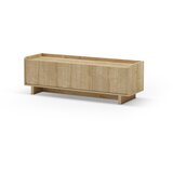 Marckeric TV omarica v hrastovem dekorju v naravni barvi 140x45x40 cm Daira – | Shoptok.si