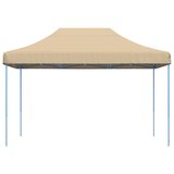  Sklopivi prigodni šator za zabave bež 410x279x315 cm | Eponuda.com
