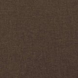 vidaXL Posteljni okvir z vzglavjem temno rjav 120x190 cm tkanina, (21128565) | Shoptok.si