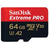 Micro SDXC SanDisk 64GB Extreme PRO SDSQXCU-064G-GN6MA sa adapterom cene