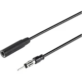 1 m podaljšek za avto anteno DIN 150 Ohm črna RF-5087926, (20411315)