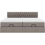  Ottoman krevet s madracima, taupe 160x200 cm, tkanina | shoptok.hr