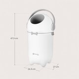 Lionelo Purebin koš za plenice White 10l 1 kos | Shoptok.si
