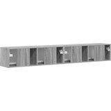 TV zidni ormar Zidne 2 pcs Siva Sonoma 98 x 31 x 29,5 cm | shoptok.hr