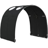  Tunis za krevet 2 pcs Crna 211 x 67.5 x 2 cm Poliester | shoptok.hr