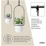 Umbra Plastična ukrasna tegla za cvijeće 5 kom za bilje/viseća i zidna ø 7,5 cm Triflora – | shoptok.hr