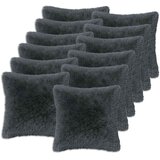  Presvlaka za jastuk 12 pcs HEERLEN Antracit 45 x 45 cm PV flis | shoptok.hr