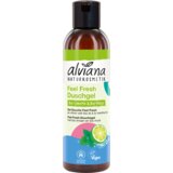 Alviana Naturkosmetik Feel Fresh gel za tuširanje s bio-limetom - 250 ml | shoptok.hr