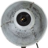 vidaXL Namizna svetilka 25 W starinsko srebrna 18x18x60 cm E27 | Shoptok.si