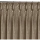  Curtain VILA color beige style classic flex 7.5 cm with double pleat velvet 530x225 HOMEDE | shoptok.hr