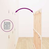  Stensko posteljno vzglavje belo 159,5x3x110 cm trdna borovina, (20735189) | Shoptok.si