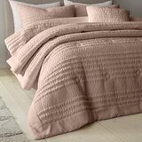 Catherine Lansfield Smeđi prošiven prekrivač 220x220 cm Lennon Stripe – Cijene