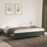  Za krevet tamnozeleni 200x200 cm baršunasti Cijene