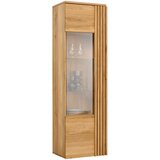 Linea Natura VITRINA, masivno hrast barve hrasta | Shoptok.si