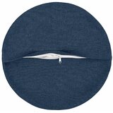  Presvlaka za jastuk 2 kom. HEERLEN Plava Promjer 60 cm Tkanina - Plava Promjer 60 cm 2 | shoptok.hr