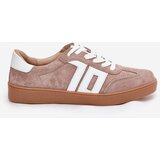 VINCEZA Sneakers Sports Shoes Suede Beige 79517 | Shoptok.si