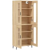  Visoka komoda hrasta sonome 69,5x34x180cm od konstruiranog drva | shoptok.hr