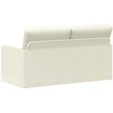  Kauč za dvoje Krem 150 x 81 x 82 cm Kordura tekstil Slike